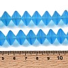 Frosted & Baking Paint Transparent Glass Beads Strands GL-CBA2ED2-03E-4
