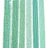 Electroplate Opaque Solid Color Glass Beads Strands LS-EGLA-A044-P1mm-L14-2