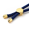 Half Finished Twisted Milan Rope Slider Bracelets FIND-G032-01G-6