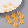 Frosted Acrylic Bead Caps X-MACR-S371-05A-719-6