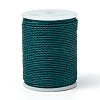 Round Waxed Polyester Cord X-YC-G006-01-1.0mm-35-1