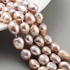 Natural Cultured Freshwater Pearl Beads Strands PEAR-P062-30E-1