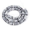 Handmade Millefiori Glass Beads Strands LAMP-T021-27B-03-2