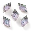 Embossed Glass Rhinestone Pendants GLAA-J101-04A-001VL-1
