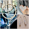 80Pcs Half Rainbow Plated Glass Beads EGLA-TA0013-04A-10