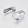 Tarnish Resistant 304 Stainless Steel Clip-on Earring Findings STAS-I097-025P-2