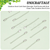 Unicraftale 30Pcs 304 Stainless Steel Curb Chain Extender STAS-UN0053-94-5