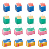 Nbeads 32Pcs 4 Styles House Shaped Cardboard Paper Foldable Gift Boxes CON-NB0002-23-1