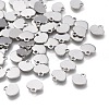 Non-Tarnish Stainless Steel Charms STAS-L236-08P-2