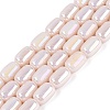 Electroplate Opaque Glass Beads Strands EGLA-Q132-03B-C02-1