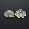 Transparent Baking Paint Imitation Jade Glass Pendants DGLA-Q025-001C-1