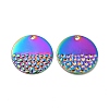 Ion Plating(IP) 304 Stainless Steel Pendants STAS-I671-25MC-1
