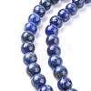 Natural Lapis Lazuli Beads Strands X-G-G099-8mm-7-2