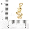 Valentine's Day Brass Micro Pave Clear Cubic Zirconia Pendants KK-D258-07G-02-3