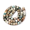 Natural Chrysocolla and Lapis Lazuli Beads Strands G-Q616-02A-03-3
