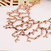 Alloy Bib Necklaces foe Women FS-WGD6134-02-1