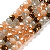 Glass Beads Strands EGLA-A034-M6mm-34-2