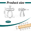 16Pcs Brass Micro Pave Clear Cubic Zirconia Charms KK-UN0003-50P-3
