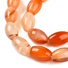 Dyed Natural Agate Beads Strands G-T141-15A-01-4