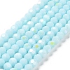 Opaque Glass Beads Strands EGLA-A035-P6mm-L10-1