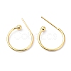Brass Stud Earrings KK-P205-02G-2