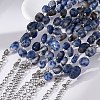 Natural Sodalite Beaded Bracelets for Women G-P563-07P-12-3