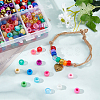 CHGCRAFT 152G 8 Style Plastic Beads KY-CA0001-09-4