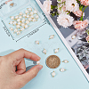 40Pcs Natural Cultured Freshwater Pearl Oval Charms PALLOY-BBC0001-03-3