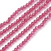Transparent Glass Beads Strands GLAA-F094-A14-1