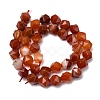 Natural Red Banded Agate Beads Strands G-Z119-A05-03-4