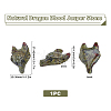 Natural Dragon Blood Pendants G-SC0001-20C-2