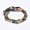 Natural Multicolor Tourmaline Beads Strands G-K203-39B-2