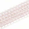 Baking Paint Transparent Glass Beads Strands DGLA-N006-6mm-02-1