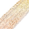 Transparent Glass Bead Strands GLAA-H023-02A-2