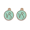 Alloy Enamel Pendants ENAM-S124-01A-15E-1