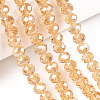 Electroplate Glass Beads Strands EGLA-A034-T10mm-A30-4