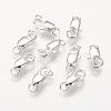 Brass Lobster Claw Clasps KK-KK802-S-NR-1
