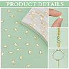 300Pcs Brass Chain Tabs FIND-BC0013-88-4