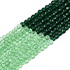 Transparent Glass Beads Strands GLAA-N074-01A-08-2