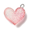 Gradient Color Transparent Resin Pendants RESI-A023-01D-2