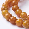Natural Agate Beads Strands G-G754-08-8mm-3