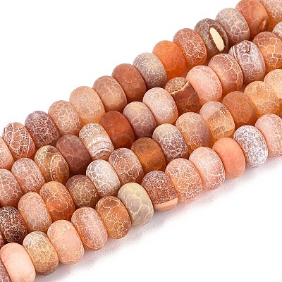 Natural Weathered Agate Beads Strands G-N357-13A-04-1