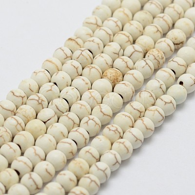 Synthetic Magnesite Bead Strands X-G-P228-43-4mm-1