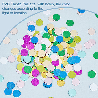 2000Pcs 10 Colors Ornament Accessories PVC-OC0001-14A-1