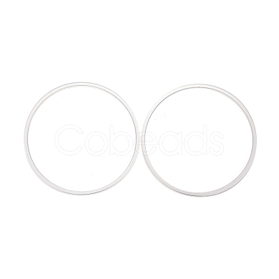 Brass Linking Rings KK-Y003-03K-S-1