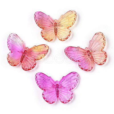 Transparent Acrylic Beads OACR-TAC0007-01A-1