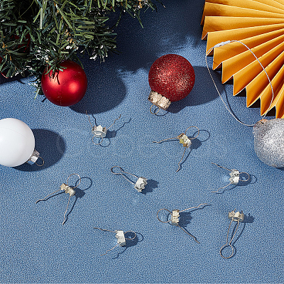 200Pcs 2 Colors Aluminum Round Ornament Cap FIND-AR0004-87B-1