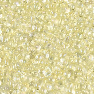 Transparent Electroplate Glass Beads EGLA-Q138-01B-1
