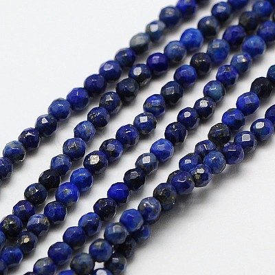 Natural Lapis Lazuli Bead Strands LS-G-A129-3mm-22-1