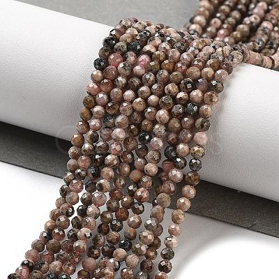 Argentina Natural Rhodonite Beads Strands G-G140-A01-02-1